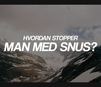 Hvordan stopper man med snus?