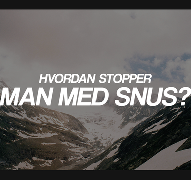 Hvordan stopper man med snus?