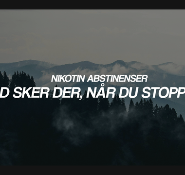 Nikotin abstinenser: Hvad sker der, når du stopper?