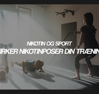 Nikotin og sport: Påvirker snus og nikotinposer din træning?