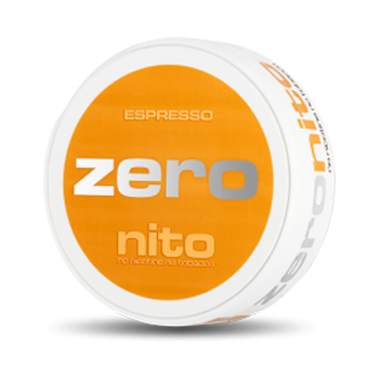 Zeronito Espresso, nikotinfrie poser med smag af iskaffe, hjælper til snusstop