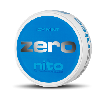 Zeronito Icy Mint Nikotinfri snus koffeinfri med smagen af stærk mint, hjælper til snusstop