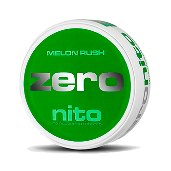 Zeronito Melon Rush Nikotinfri snus koffeinfri med smagen af vandmelon, hjælper til snusstop